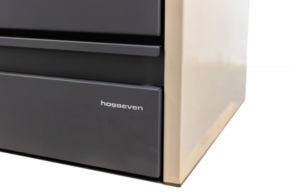 Kaminofen mit Backfach und Herdplatte 4050 Lotus Classic Beige Holzofen 11 kW Holz Ofen Mehrfachbelegung Kamin Heizofen Küchenherd