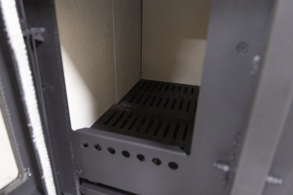Kaminofen mit Backfach und Herdplatte 4050 Lotus Classic Schwarz Holzofen 11 kW Holz Ofen Mehrfachbelegung Kamin Heizofen Küchenherd