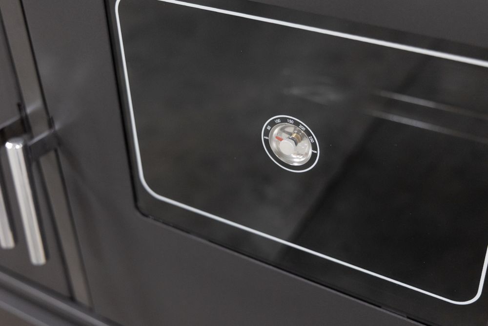 Kaminofen mit Backfach und Herdplatte 4050 Lotus Classic Schwarz Holzofen 11 kW Holz Ofen Mehrfachbelegung Kamin Heizofen Küchenherd