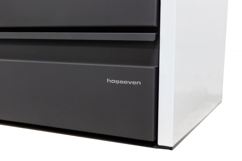 Kaminofen mit Backfach und Herdplatte 4050 Lotus Classic Weiß Holzofen 11 kW Holz Ofen Mehrfachbelegung Kamin Heizofen Küchenherd