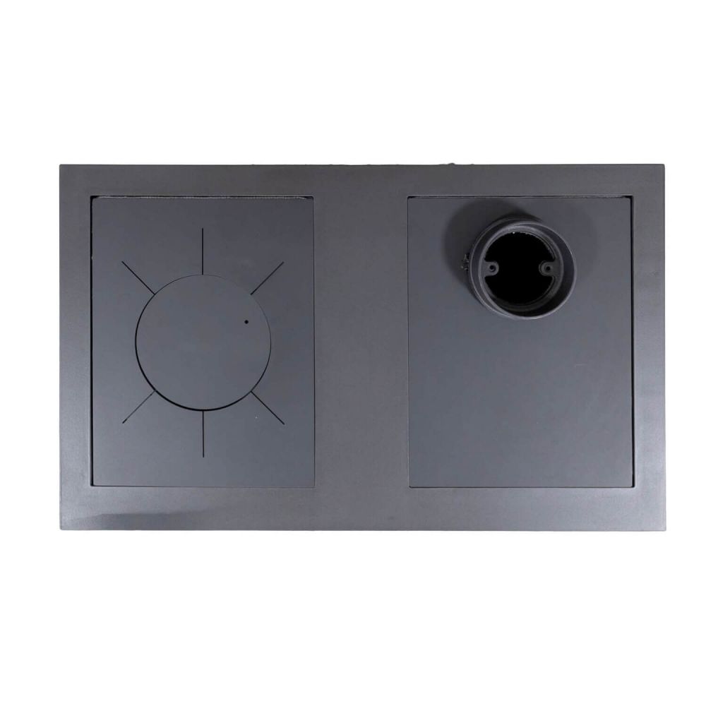 Kaminofen mit Backfach und Herdplatte 4050 Lotus Classic Weiß Holzofen 11 kW Holz Ofen Mehrfachbelegung Kamin Heizofen Küchenherd