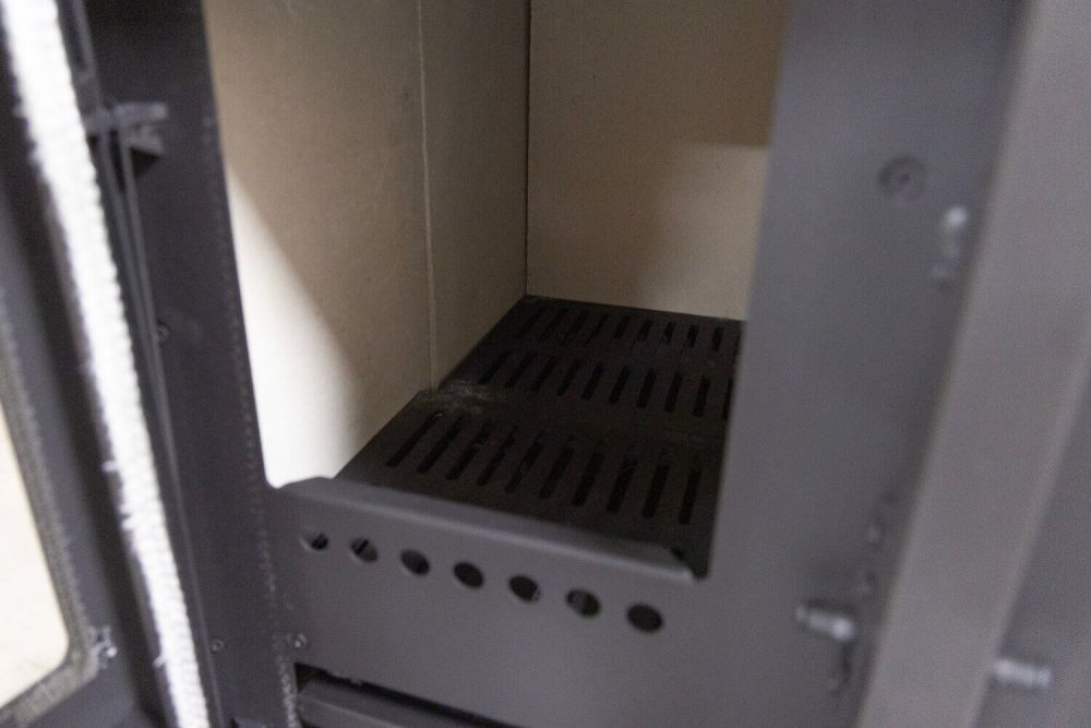 Kaminofen mit Backfach und Herdplatte 4050 Lotus Classic Weiß Holzofen 11 kW Holz Ofen Mehrfachbelegung Kamin Heizofen Küchenherd