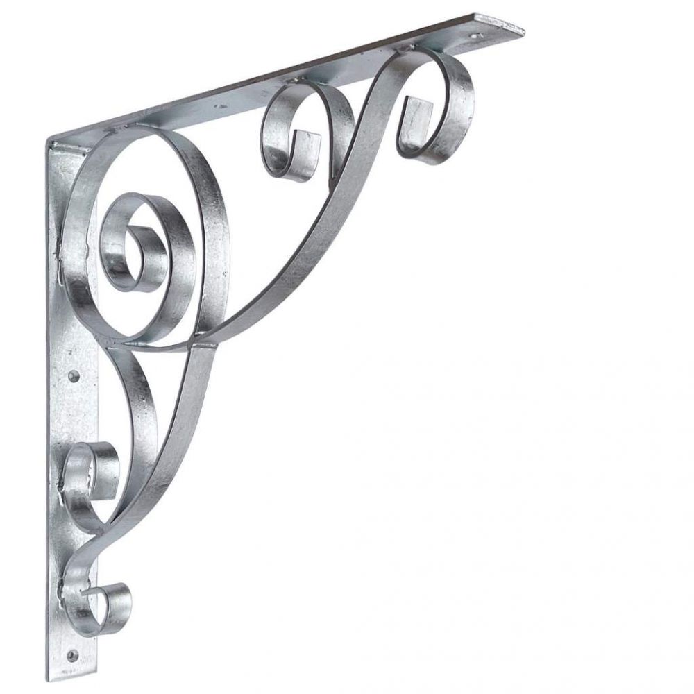 DanDiBo Bracket 50x50 cm Head Braces Wrought Iron 96420 Metal Hot-Dip Galvanized Angle Connector Angle Bracket Wall Bracket Shelf Support