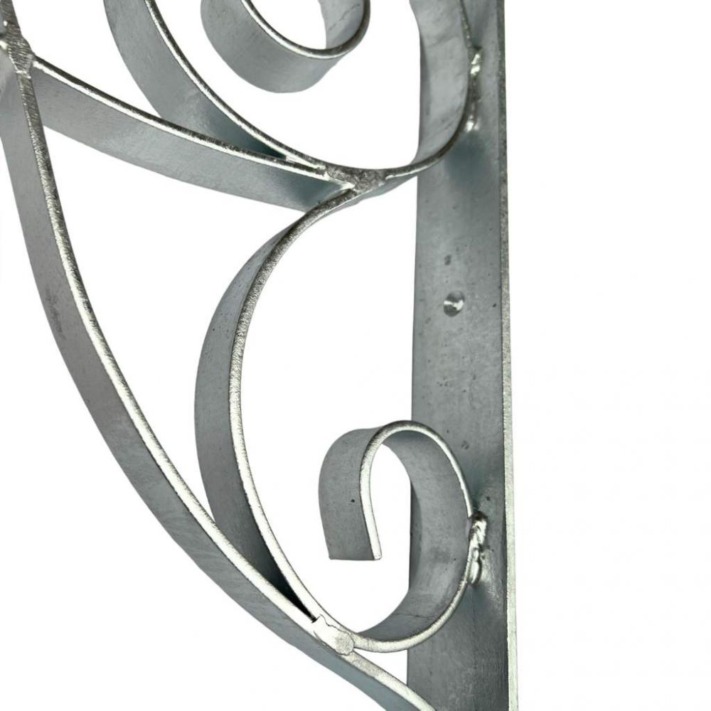 DanDiBo Bracket 50x50 cm Head Braces Wrought Iron 96420 Metal Hot-Dip Galvanized Angle Connector Angle Bracket Wall Bracket Shelf Support