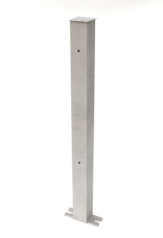 Pfosten aus Aluminium Gartenzaun 80 cm Zaunelemente Aluzaun Alu Pfosten