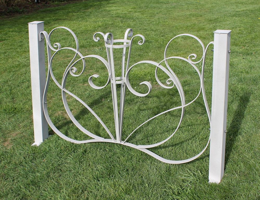 Pfosten aus Aluminium Gartenzaun 80 cm Zaunelemente Aluzaun Alu Pfosten