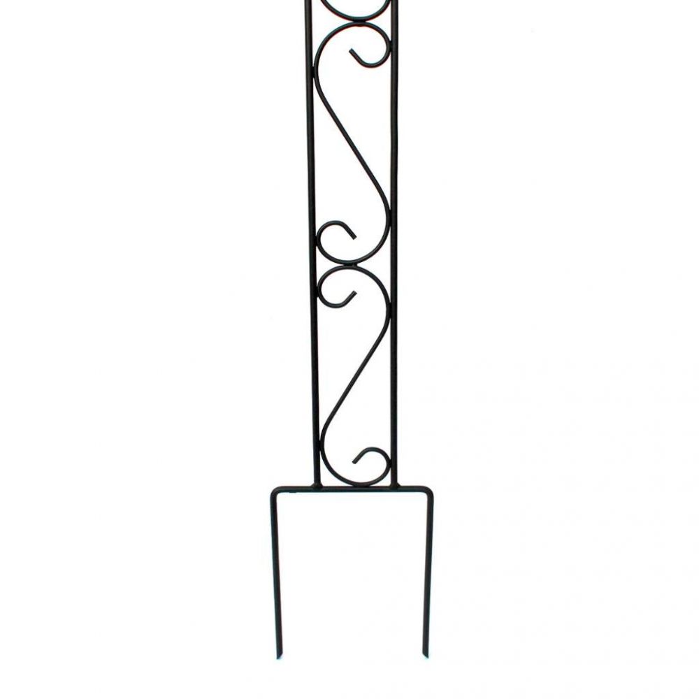 DanDiBo Plant Support Trellis Metal 135 cm Ground Spike Classic Garden Stake Climbing Support Plant Holder Trellis Column Garden Flower Stake