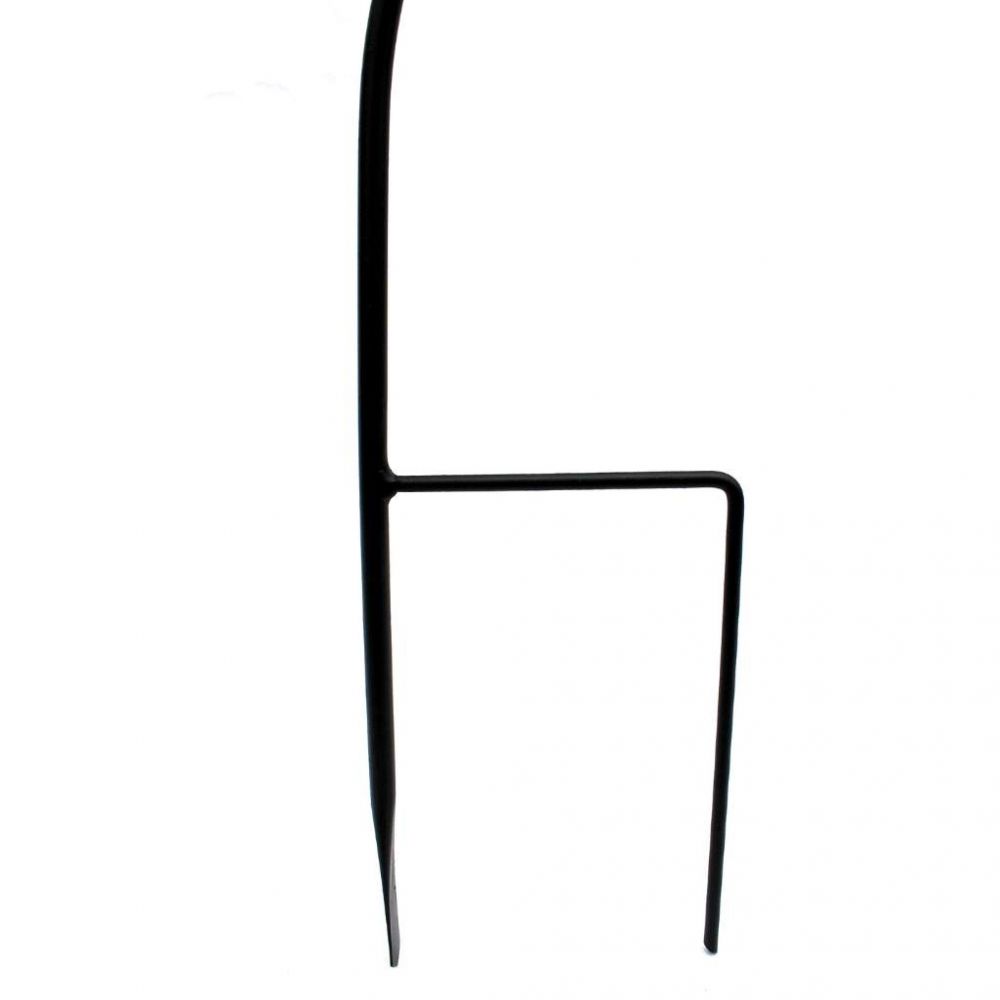 DanDiBo Rankhilfe Kletterhilfe Metall 150 cm Bodenstecker Herz Gartenstecker Rankgitter Kletterpflanzen Blumenhalter Ranksäule Garten Blumen Herzstecker