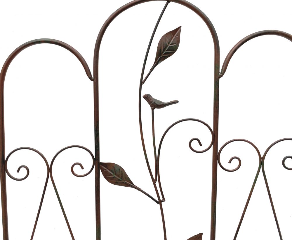 DanDiBo climbing aid metal trellis 120 cm 93993 climbing aid ground plug flower holder climbing column