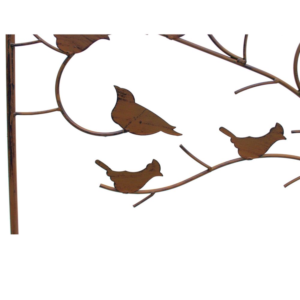DanDiBo Metal Garden Trellis 150 cm Birds 120705 Climbing Plant Support Plant Trellis Ground Stake Flower Holder Climbing Column