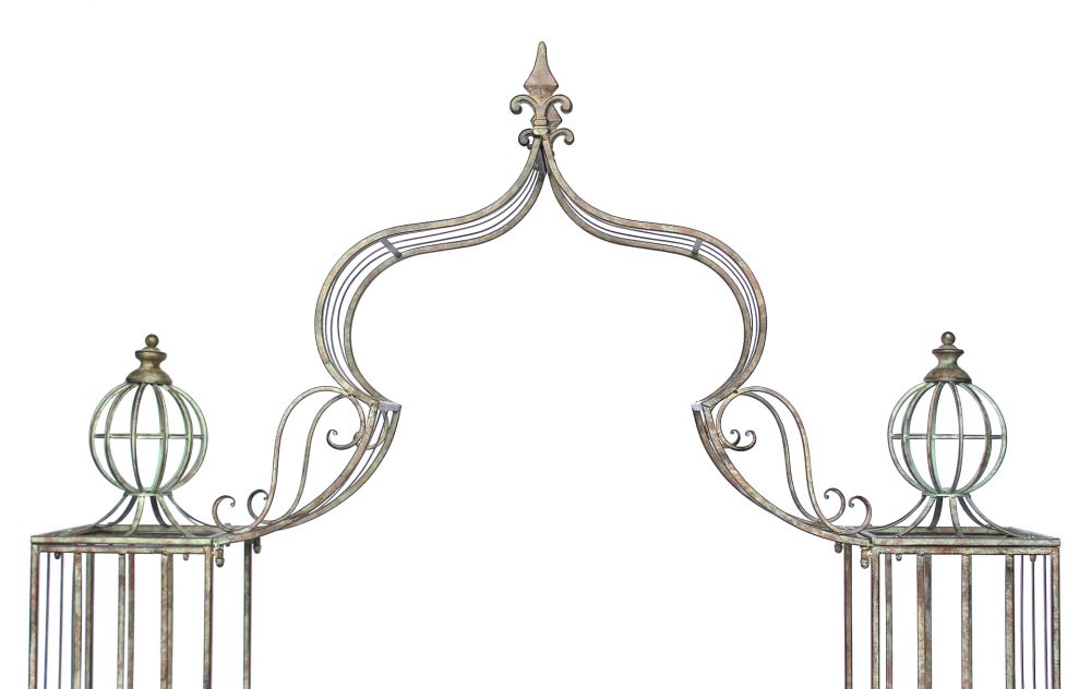 Rosenbogen Metall Kletterhilfe 93969 275x172 cm Gartenbogen Rankhilfe Rankgitter Torbogen