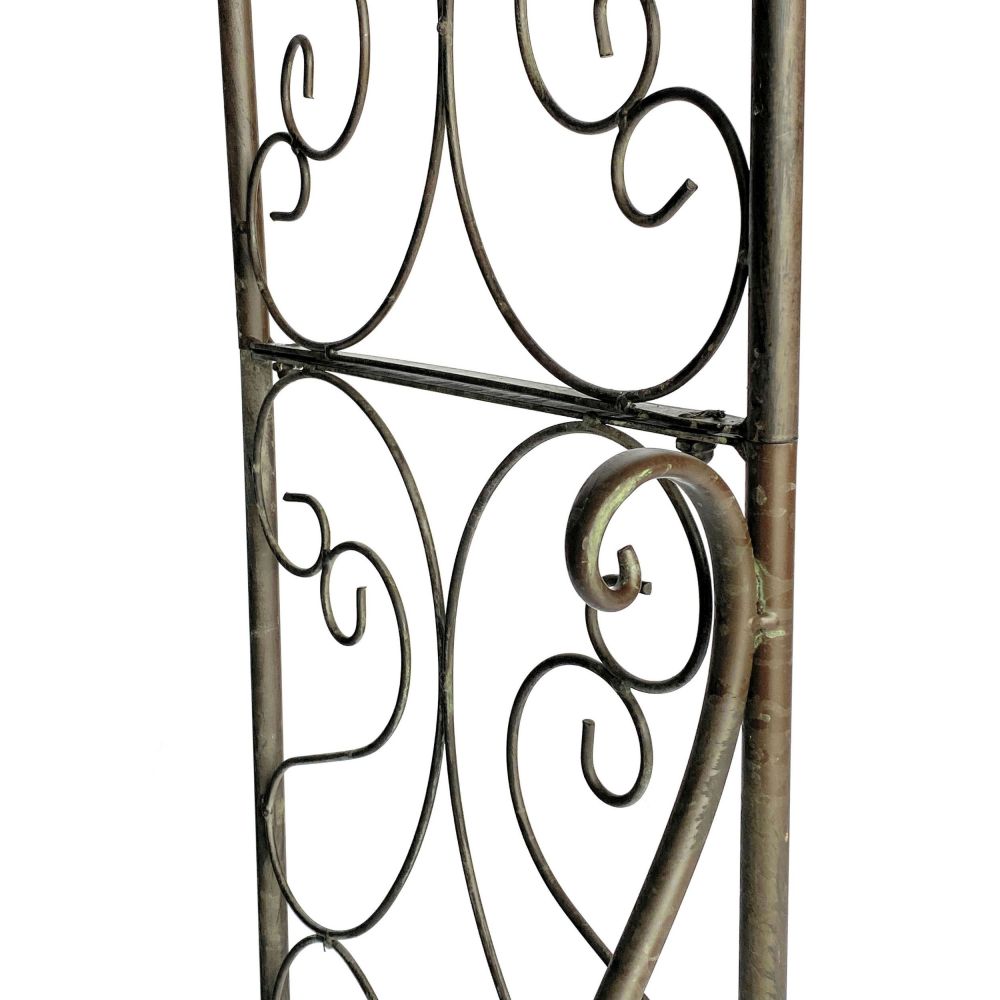 DanDiBo Metal Rose Arch, Stable, 160 cm Wide, Climbing Arch 96025, Garden Arch, Gateway Arch, Round Arch, Plant Arch, Solid, Weather-Resistant Garden Trellis