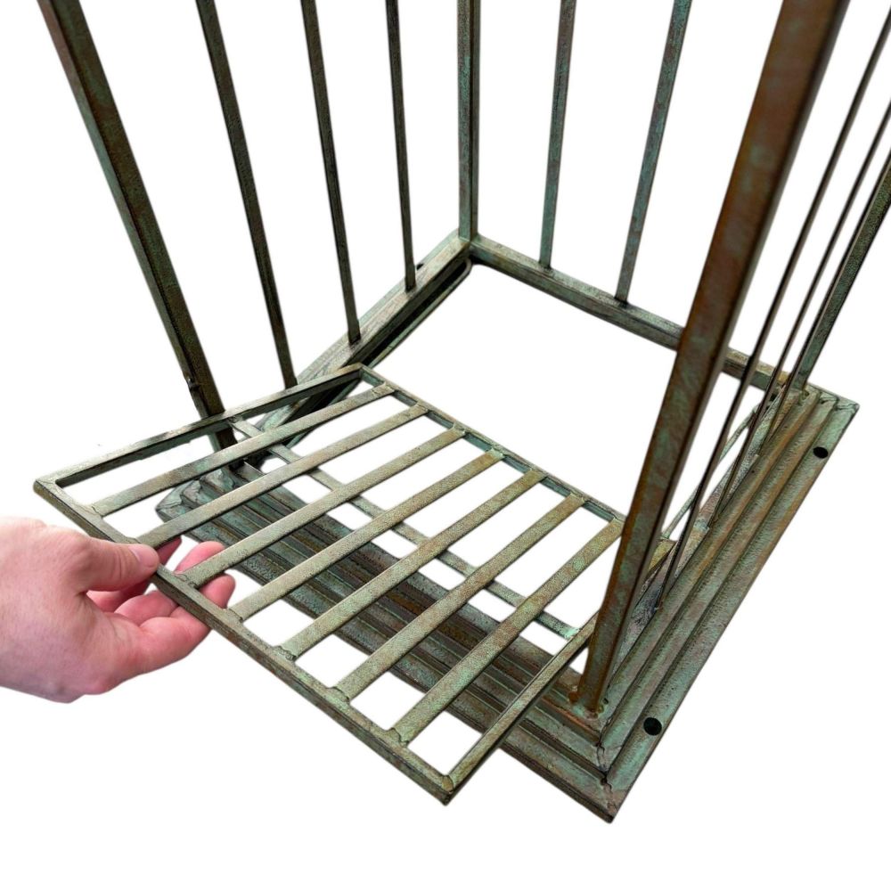 Rosenbogen aus Metall Stabil Rankbogen 275x170 cm 93969 Gartenbogen Torbogen Rundbogen Garten Rankhilfe Bogen