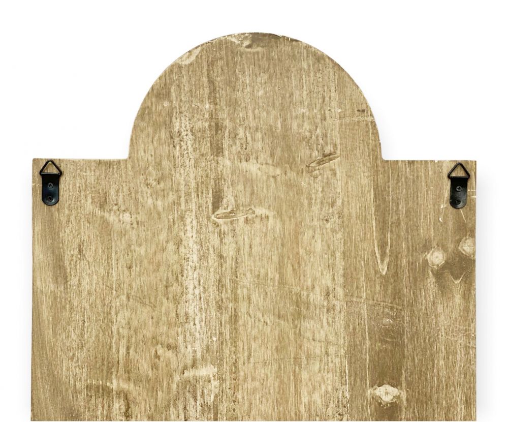 DanDiBo Schlüsselbrett Holz Vintage Wand Hakenleiste mit 15 Haken Braun 96210 Schlüsselhalter Schlüsselleiste Schlüsselboard