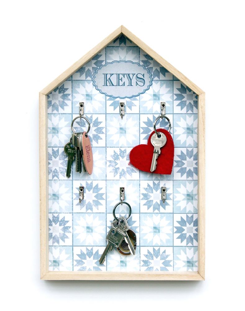 Schlüsselkasten Weiß Holz Keys 32594 Schlüsselbox Schlüsselschrank Landhaus Vintage Shabby Chic