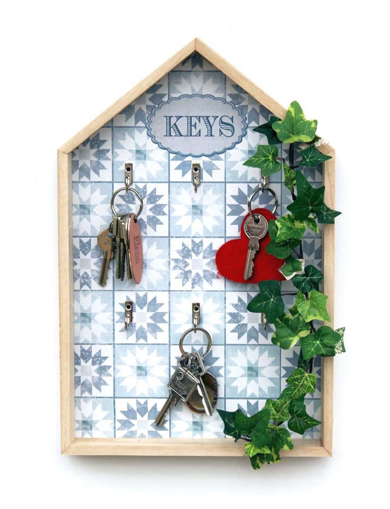 Schlüsselkasten Weiß Holz Keys 32594 Schlüsselbox Schlüsselschrank Landhaus Vintage Shabby Chic