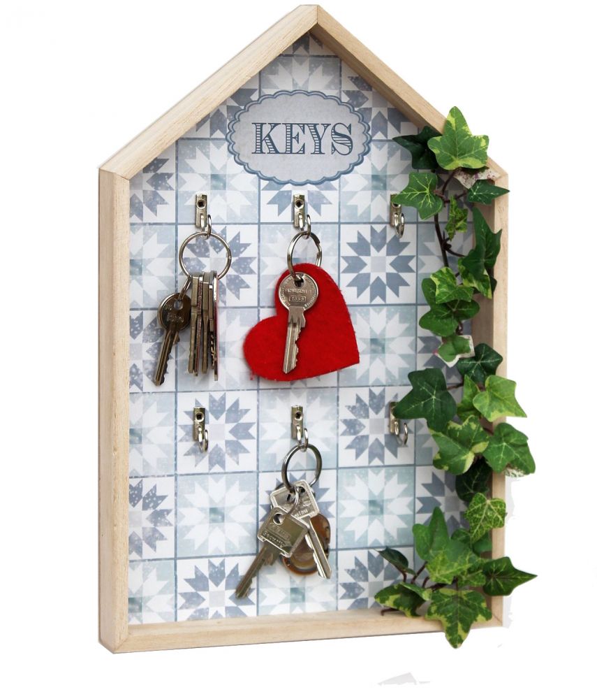 Schlüsselkasten Weiß Holz Keys 32594 Schlüsselbox Schlüsselschrank Landhaus Vintage Shabby Chic
