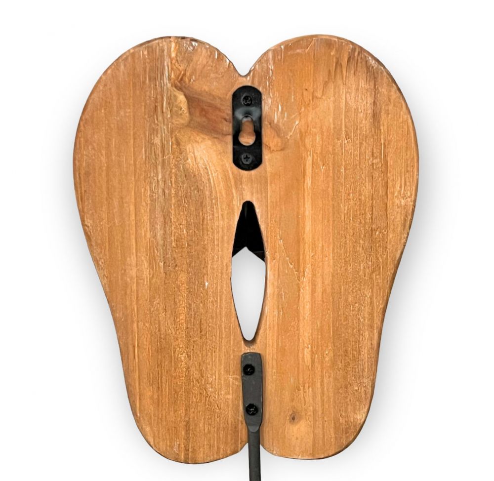 Wandgarderobe Sandalen Holz Metall Weiß Handtuchhalter MR82 Garderobenhaken Garderobe Wand Handtuchhaken Vintage Einzeln