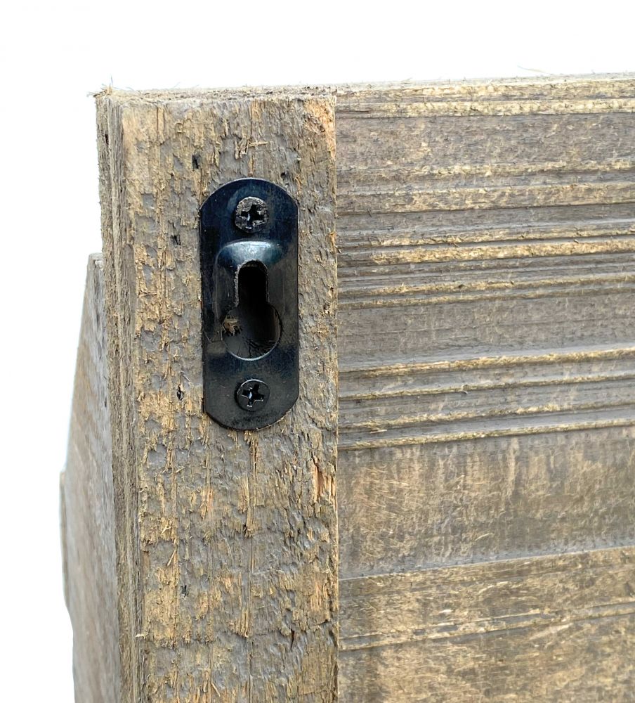 DanDiBo Weinregal Flaschenregal Holz Küchenregal Küche Braun 30 cm Wand für 3 Flaschen 707 Wandregal Flaschenhalter