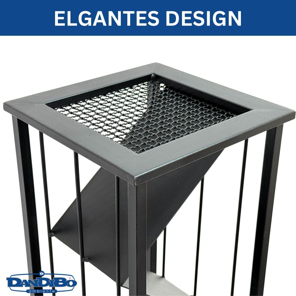 DanDiBo Wine Rack Metal Black Standing 96693 Bottle Rack Wine Stand Bottle Holder Slim Modern
