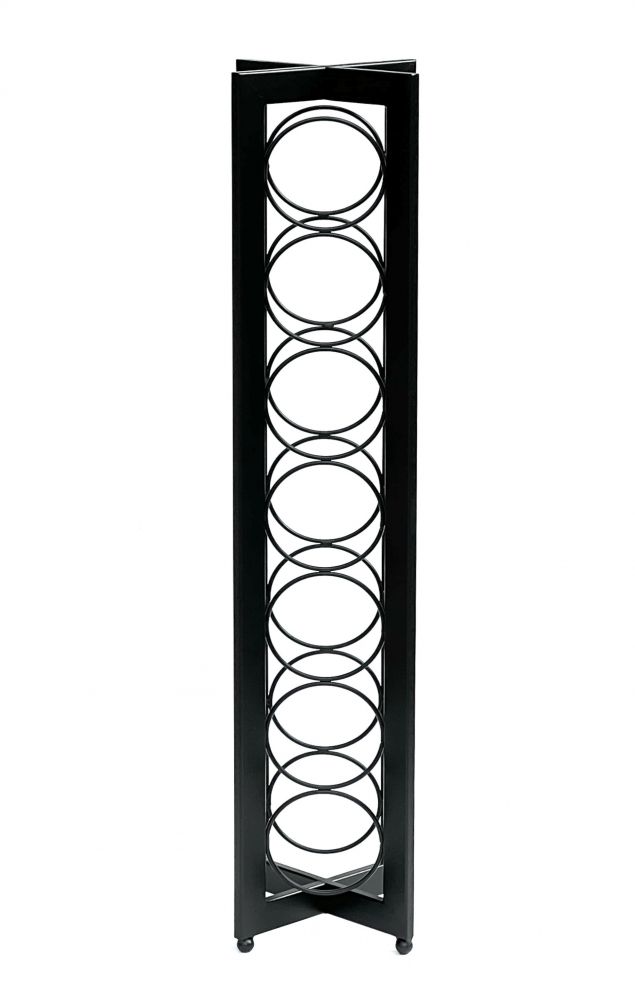 DanDiBo Design Weinregal Metall Schwarz Stehend 96323 X 80 cm Flaschenregal Flaschenständer Flaschenhalter Wein Regal