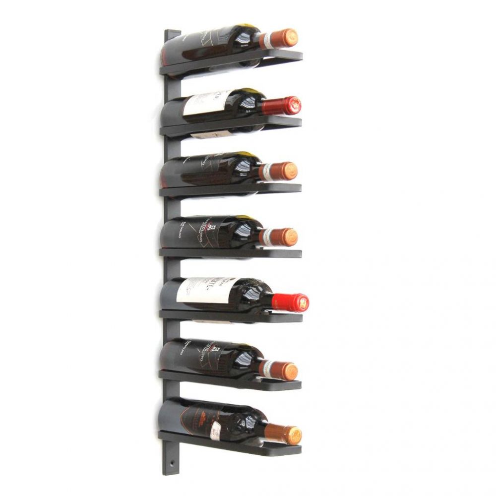 DanDiBo Weinregal Wand Metall Schwarz 93885  Flaschenregal Weinflaschenhalter Weinhalter Wine Rack