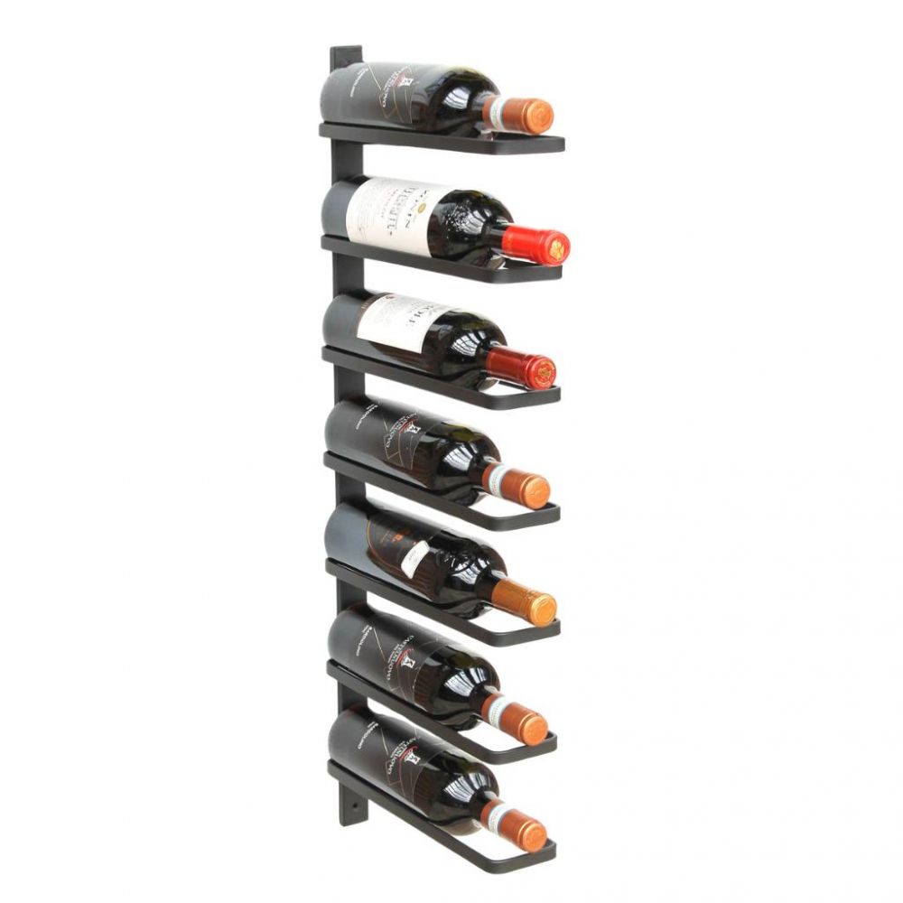 DanDiBo Weinregal Wand Metall Schwarz 93885  Flaschenregal Weinflaschenhalter Weinhalter Wine Rack