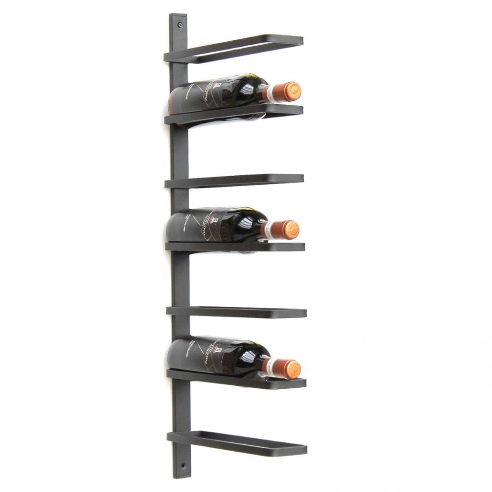 DanDiBo Weinregal Wand Metall Schwarz 93885  Flaschenregal Weinflaschenhalter Weinhalter Wine Rack