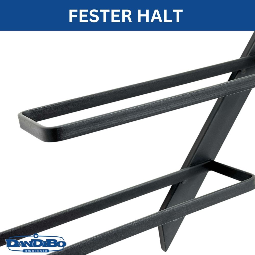 DanDiBo Wine Rack Wall Metal Black Modern 96692 Slim Bottle Rack Wall Mount Wine Holder Wine Bottle Shelf