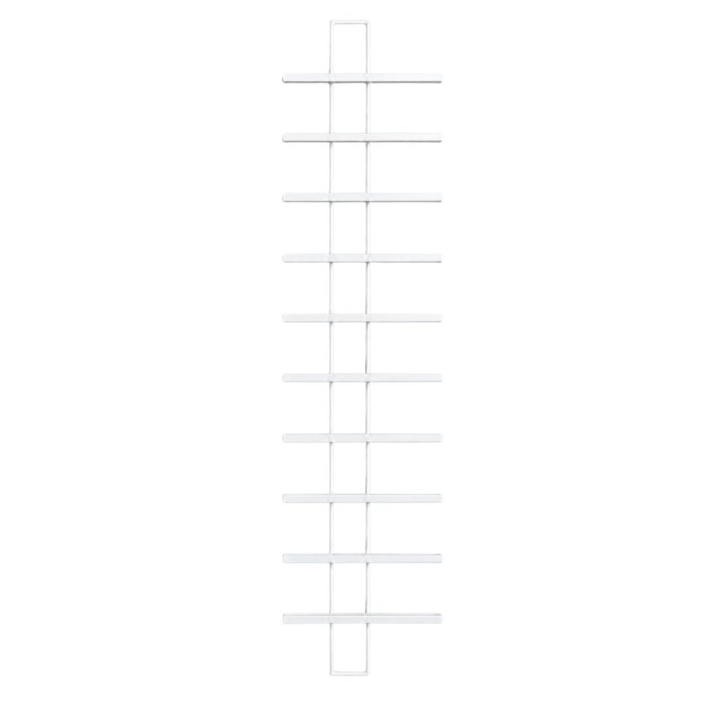 DanDiBo Weinregal Wand Metall Weiß Flaschenregal Schmal Hängend Regal 10 Flaschen Dies Wine Rack Weinflaschenregal Bar Wein Regal Getränkeregal Flaschen