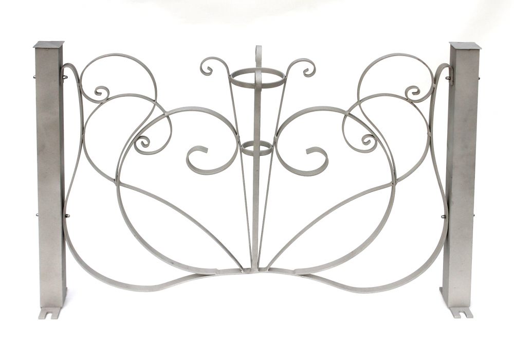 Fence element aluminium garden fence 102 cm Fence elements made of aluminium Fence aluminium fence