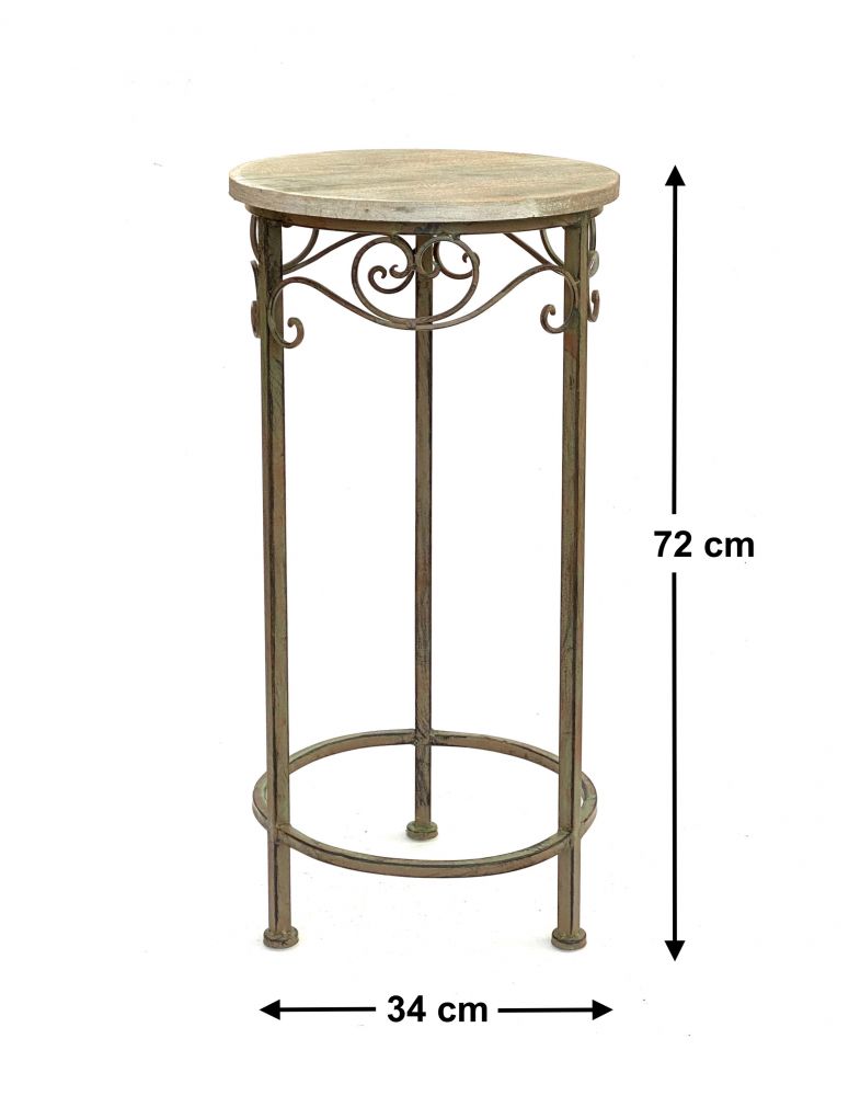 Blumenhocker Malega 11135 Blumenständer 72cm Rund Blumensäule Beistelltisch