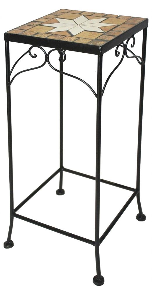 DanDiBo flower stool mosaic square 62 cm flower stand 12012 side table plant stand mosaic table