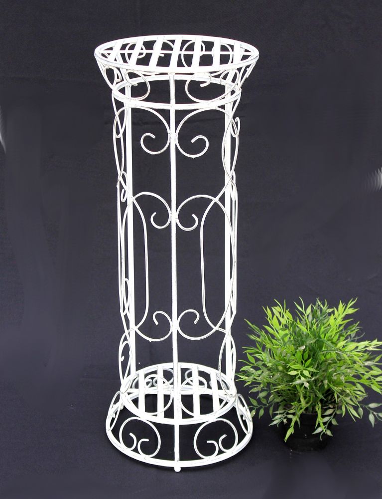 Blumensäule Romance 20305 Rund 63cm Blumenhocker aus Metall
