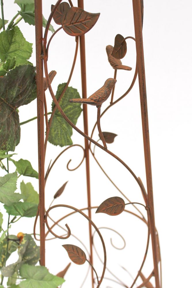 Climbing support pyramid metal 164 cm 082547 Climbing support climbing frame vine obelisk