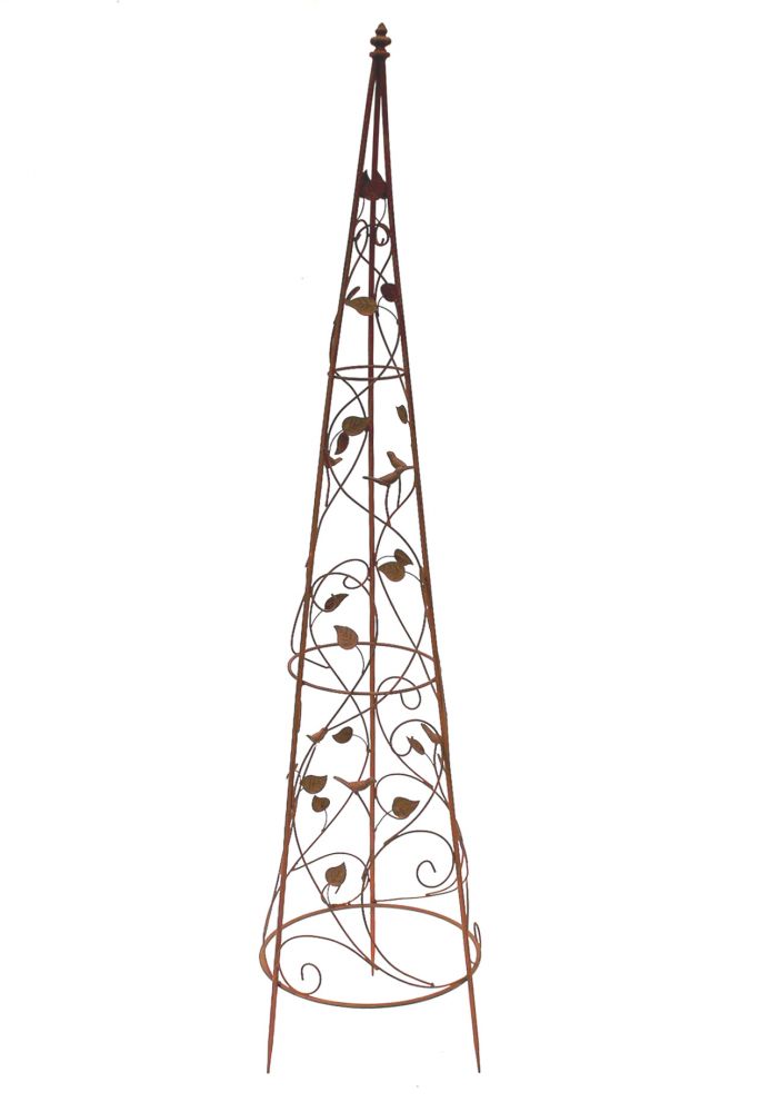 Climbing support pyramid metal 164 cm 082547 Climbing support climbing frame vine obelisk