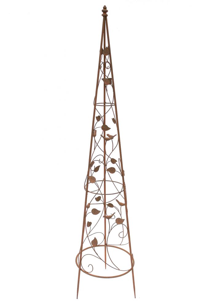 Rankhilfe Pyramide 082547 aus Metall L-142cm Kletterhilfe Rankgerüst Ranke