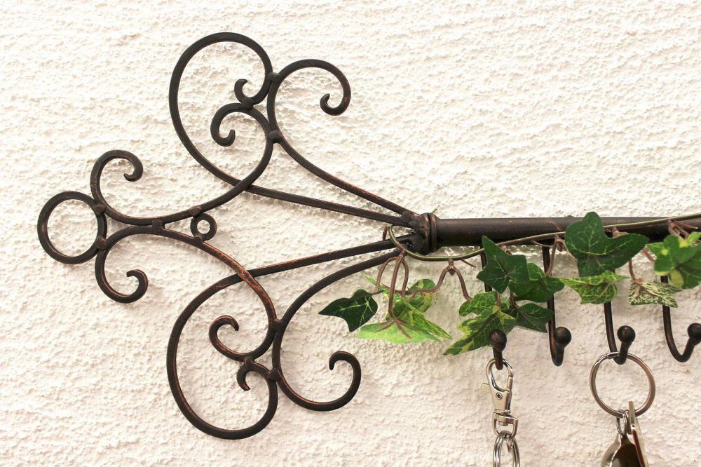 Schlüsselhänger Hakenleiste 101852 Schlüsselleiste 56cm Wandhaken Schlüsselbrett