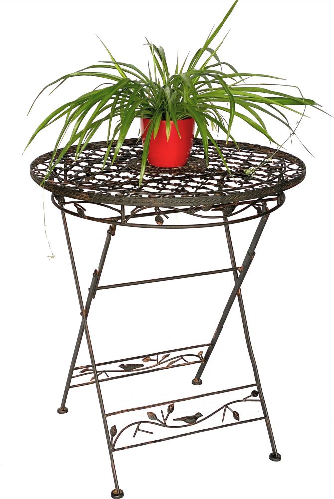 Tisch Bistrotisch Antik Rund Gartentisch Metall 1850 Avis Eisentisch Balkontisch Vintage