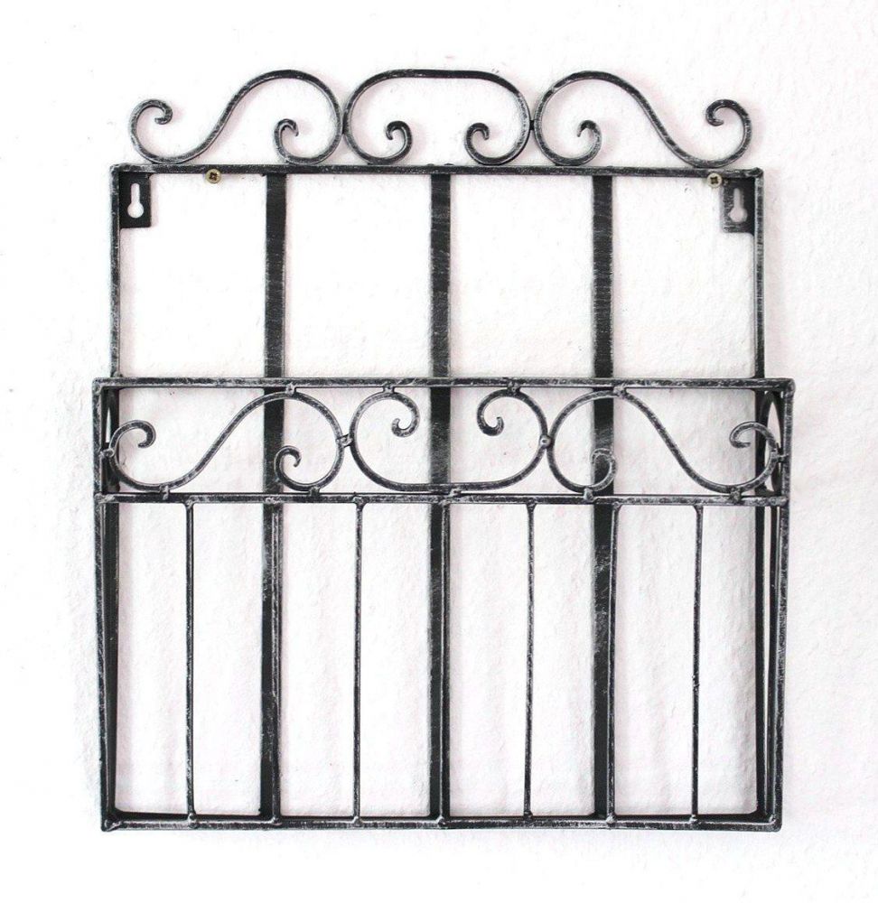 Wall shelf Magazine rack 09913 Magazine holder 38 cm Kitchen shelf Newspaper holder