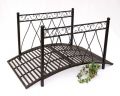 Brücke aus Metall 111252 Eisenbrücke 145cm Gartenbrücke Metallbrücke Gartendeko