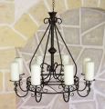 Chandelier 101318 Candle holder D-60cm Sconce Hanging candelabra made from metal