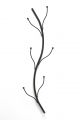 DanDiBo Wandgarderobe Metall Schwarz 93861 Flora Garderobe Wand Garderobenhaken Flurgarderobe Kleiderhaken Hakenleiste