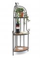 Corner shelf mosaic "Merano" 12005 Book shelf 114cm made from metal shelf