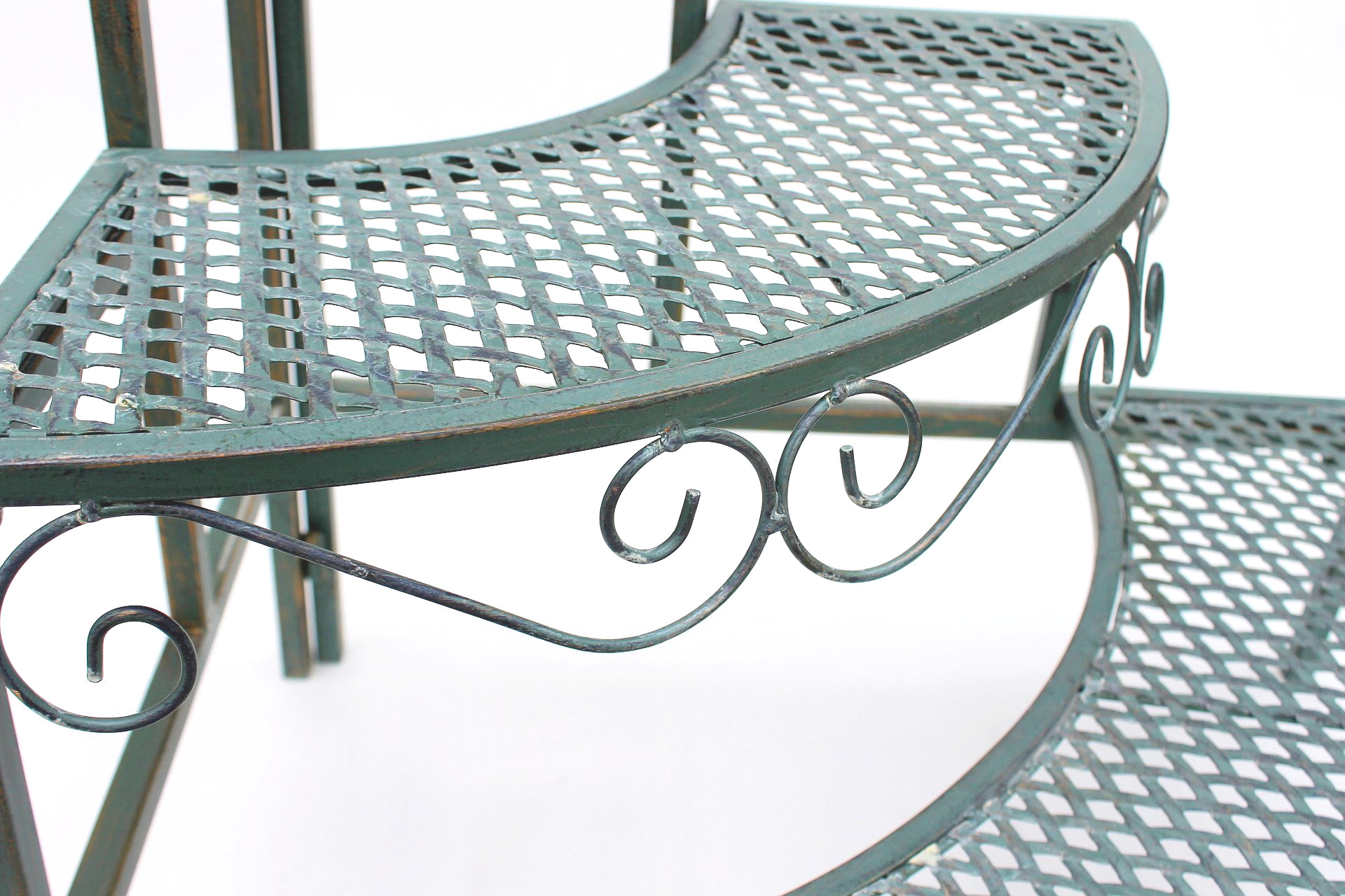 Blumentreppe Metall Ecke 19156 Pflanzentreppe Blumenbank Blumenregal