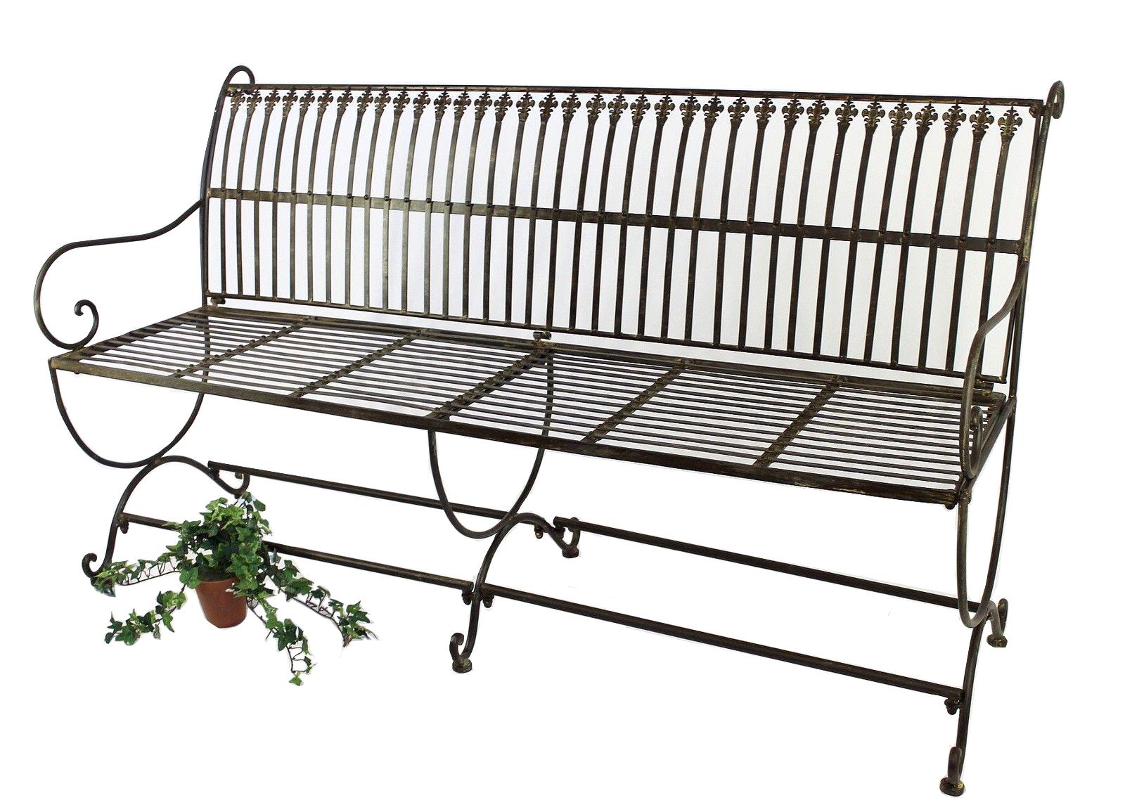 Bank Finca 063JO 3Sitzer aus Metall Gartenbank Sitzbank Baumbank 153