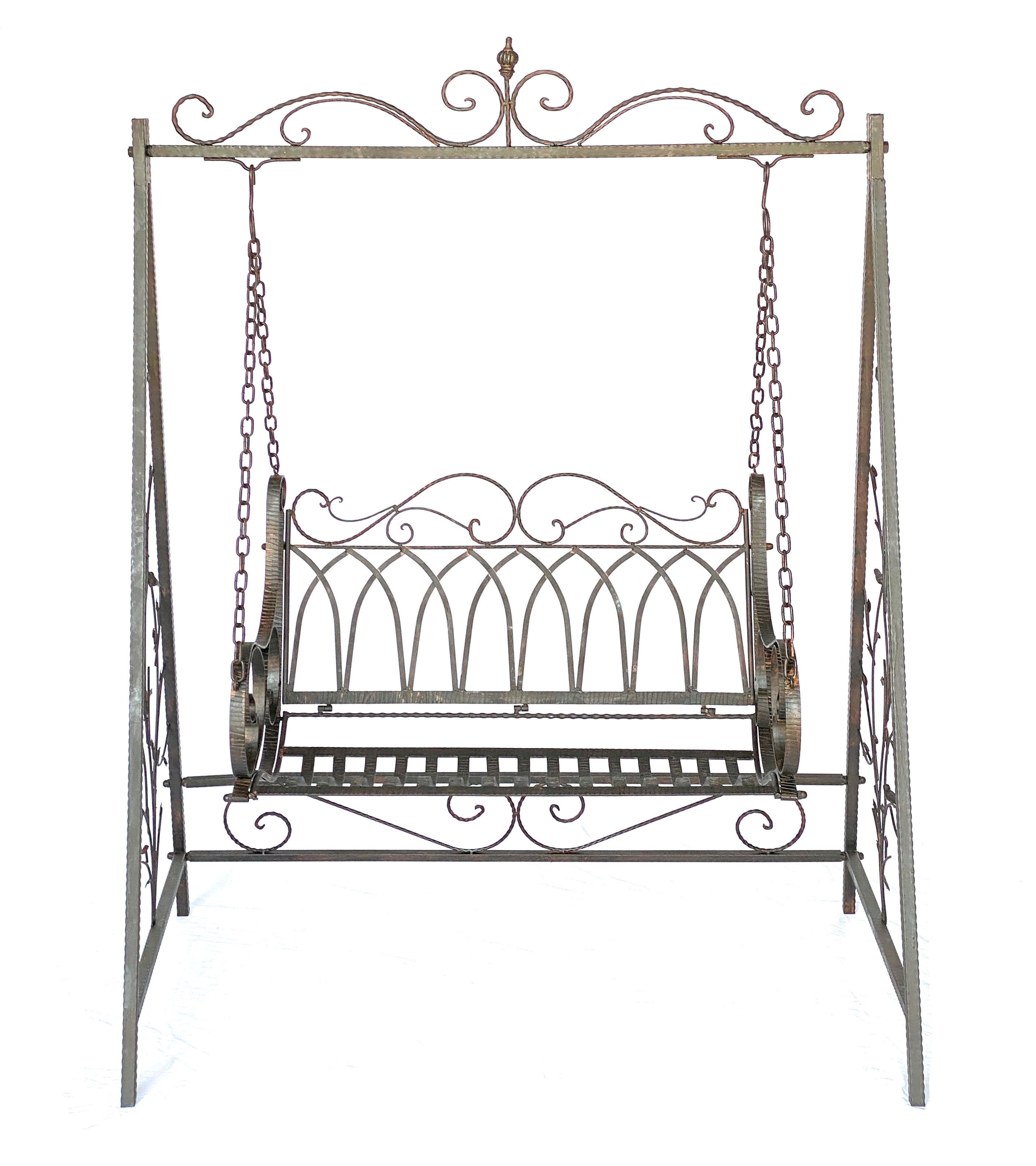 Hollywoodschaukel Metall Antik Vintage 18688 Schmiedeeisen