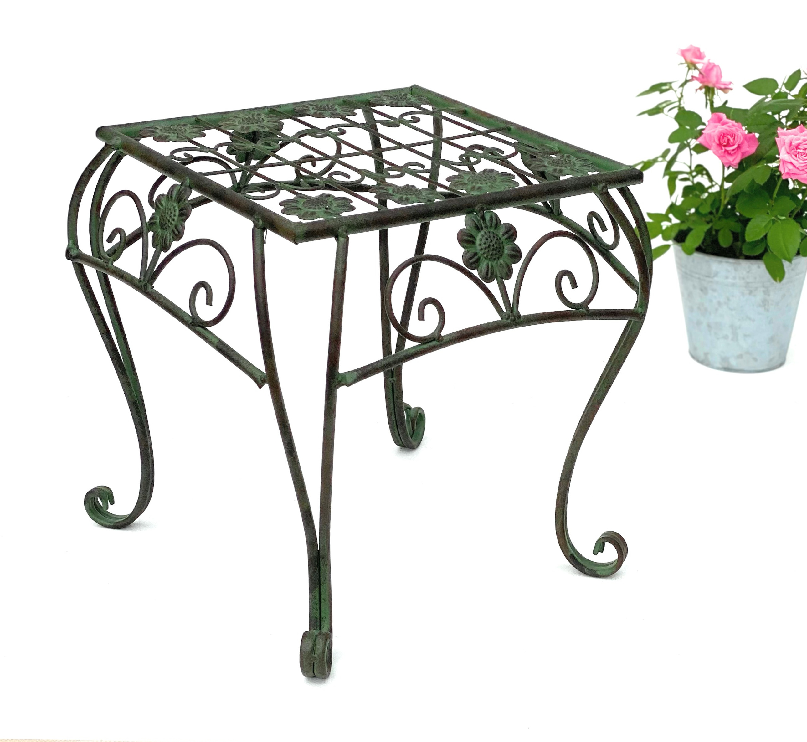 DanDiBo Portafiori In Metallo 76 Cm Sgabello Per Fiori Art.135 Tavolino - Foto 14