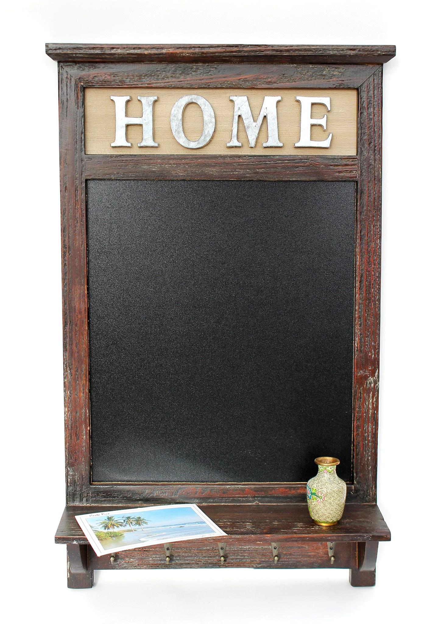 Kreidetafel Wandtafel Vintage 68cm Braun 17B59 Memoboard Holz