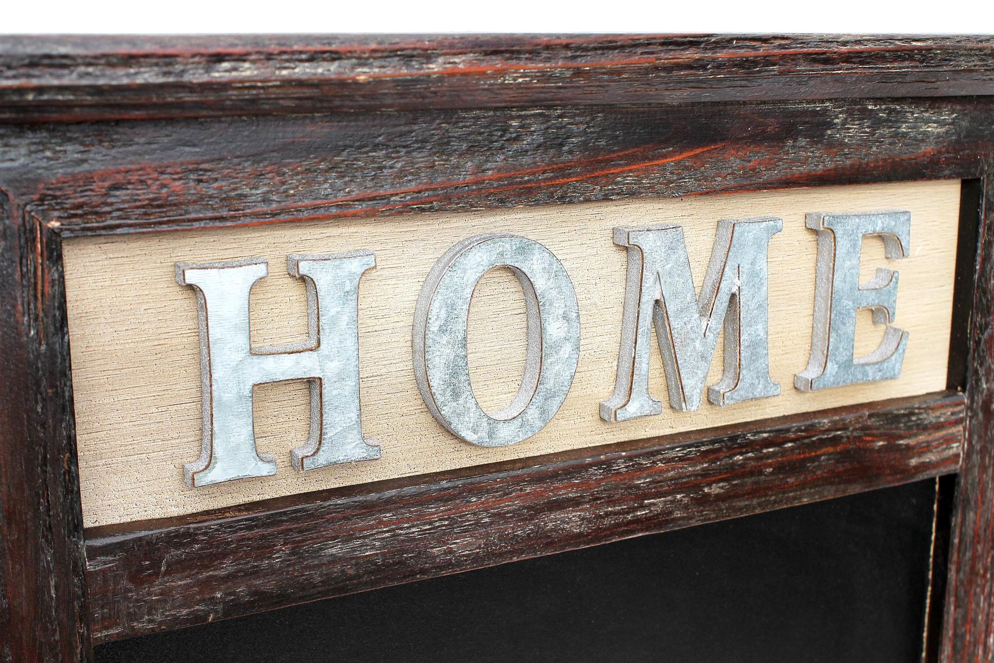 Kreidetafel Wandtafel Vintage 68cm Braun 17B59 Memoboard Holz